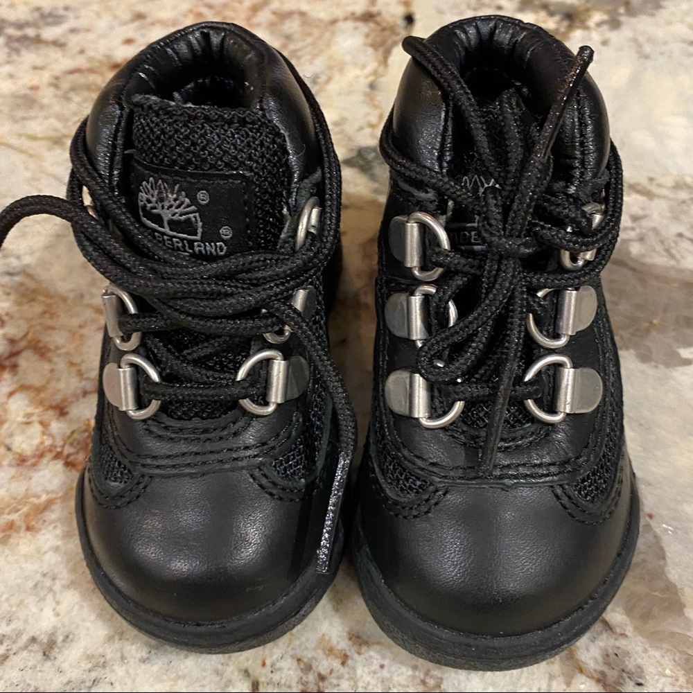 Baby Timberlands leather